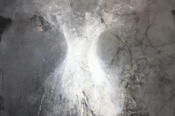 Nathalie Deshairs, songe d’hiver, 2018, 120 x 120 cm, oil on canvas