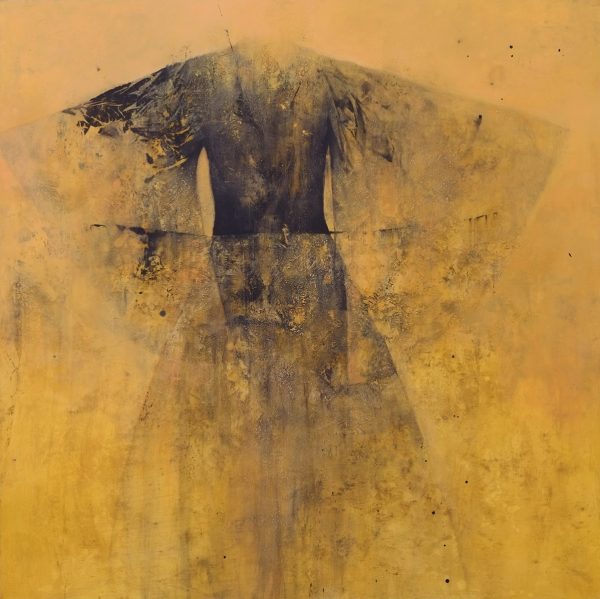 Robe fond jaune