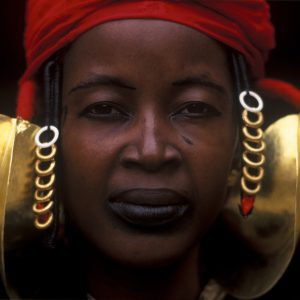 Mali - Fulani woman, Timbuktu