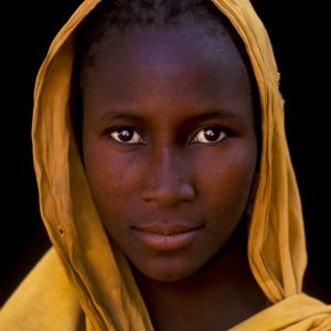 Mauritanie - Jeune fille Maure. Adrar