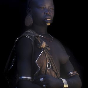 Ethiopie - Mursi woman. Lower Omo valley.