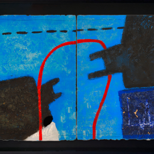 Faces minérales - diptyque - ref 806