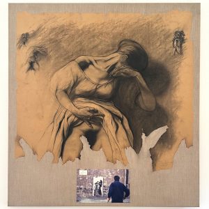 Etude pour la femme au feu entre les jambes