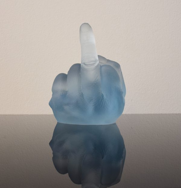 Study of perspective in glass - aquamarine