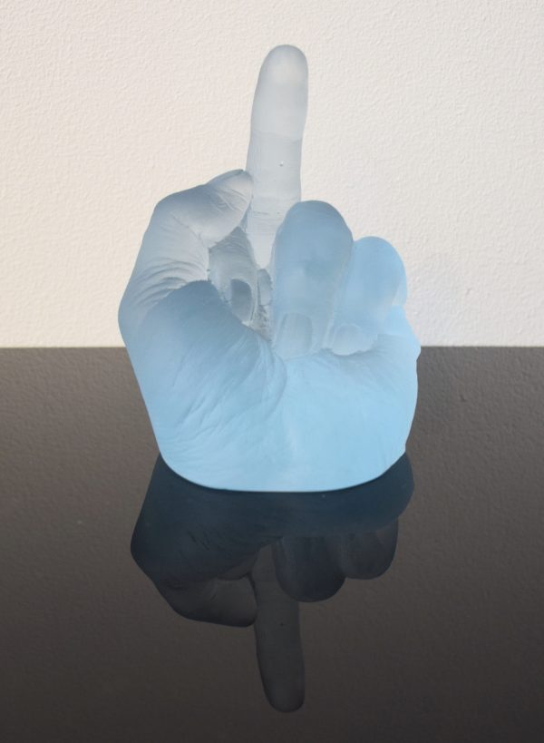Study of perspective in glass - aquamarine