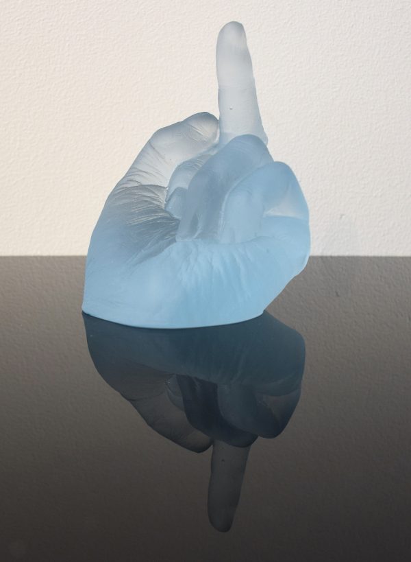 Study of perspective in glass - aquamarine