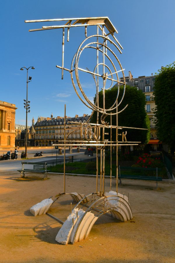 Tour de l'horloge du palais disparu des Tuileries